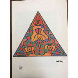 Set de litografia Keith Haring 50x70 cm certificat