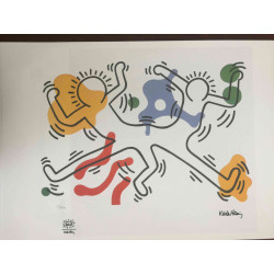 Set de litografia Keith Haring 50x70 cm certificat
