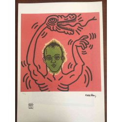 Set de litografia Keith Haring 50x70 cm certificat