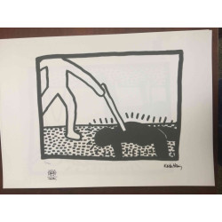 Set de litografia Keith Haring 50x70 cm certificat