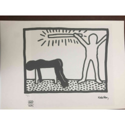 Set de litografia Keith Haring 50x70 cm certificat