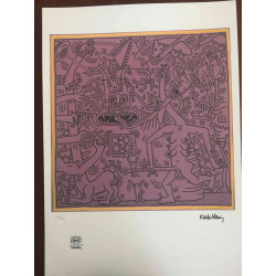 Set de litografia Keith Haring 50x70 cm certificat