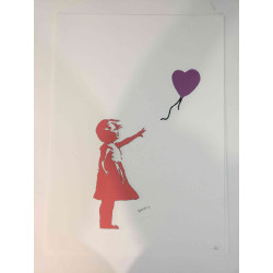 Litografia de Banksy off set 50x70 cm edição POW
