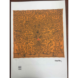 Set de litografia Keith Haring 50x70 cm certificat