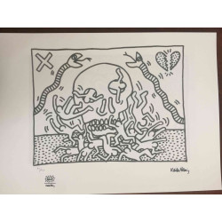 Set de litografia Keith Haring 50x70 cm certificat