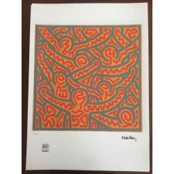 Set de litografia Keith Haring 50x70 cm certificat