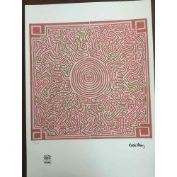 Set de litografia Keith Haring 50x70 cm certificat