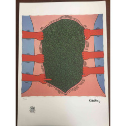 Set de litografia Keith Haring 50x70 cm certificat