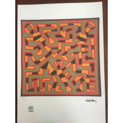 Set de litografia Keith Haring 50x70 cm certificat