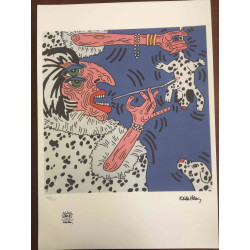 Set de litografia Keith Haring 50x70 cm certificat