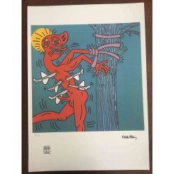 Set de litografia Keith Haring 50x70 cm certificat
