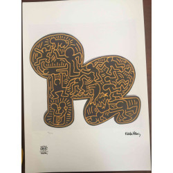 Set de litografia Keith Haring 50x70 cm certificat