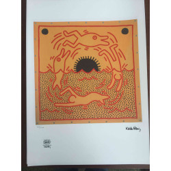 Set de litografia Keith Haring 50x70 cm certificat