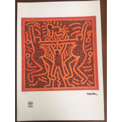 Set de litografia Keith Haring 50x70 cm certificat