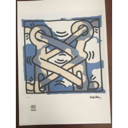 Set de litografia Keith Haring 50x70 cm certificat