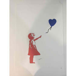 Litografia de Banksy off set 50x70 cm edição POW