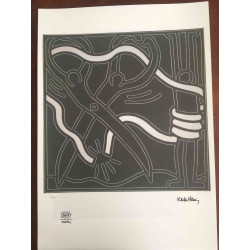 Set de litografia Keith Haring 50x70 cm certificat