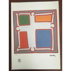 Set de litografia Keith Haring 50x70 cm certificat