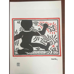 Set de litografia Keith Haring 50x70 cm certificat