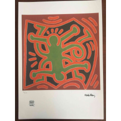 Set de litografia Keith Haring 50x70 cm certificat