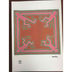 Set de litografia Keith Haring 50x70 cm certificat