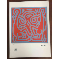 Set de litografia Keith Haring 50x70 cm certificat