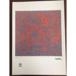 Set de litografia Keith Haring 50x70 cm certificat
