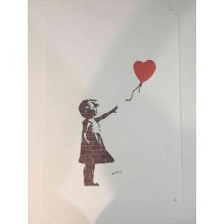 Litografia de Banksy off set 50x70 cm edição POW