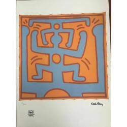 Set de litografia Keith Haring 50x70 cm certificat