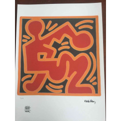 Set de litografia Keith Haring 50x70 cm certificat