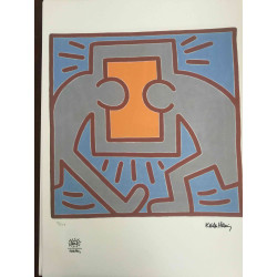 Set de litografia Keith Haring 50x70 cm certificat