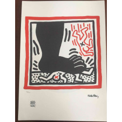 Set de litografia Keith Haring 50x70 cm certificat