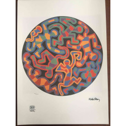 Set de litografia Keith Haring 50x70 cm certificat