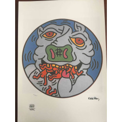 Set de litografia Keith Haring 50x70 cm certificat