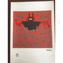 Set de litografia Keith Haring 50x70 cm certificat