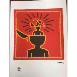 Set de litografia Keith Haring 50x70 cm certificat