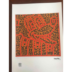 Set de litografia Keith Haring 50x70 cm certificat