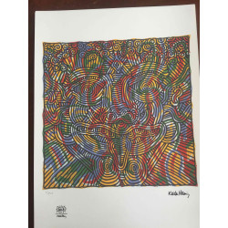 Set de litografia Keith Haring 50x70 cm certificat