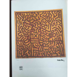 Set de litografia Keith Haring 50x70 cm certificat