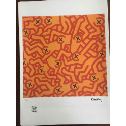 Set de litografia Keith Haring 50x70 cm certificat