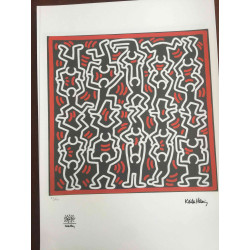 Set de litografia Keith Haring 50x70 cm certificat