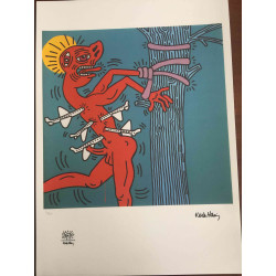 Set de litografia Keith Haring 50x70 cm certificat