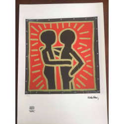 Set de litografia Keith Haring 50x70 cm certificat