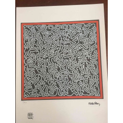 Set de litografia Keith Haring 50x70 cm certificat