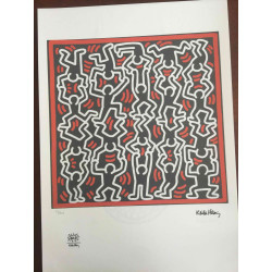 Set de litografia Keith Haring 50x70 cm certificat