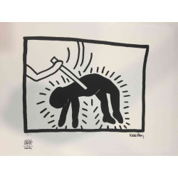 Set de litografia Keith Haring 50x70 cm certificat