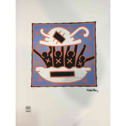 Set de litografia Keith Haring 50x70 cm certificat