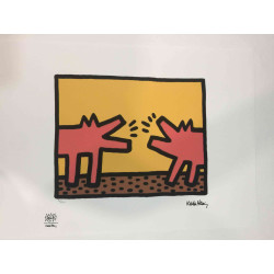 Set de litografia Keith Haring 50x70 cm certificat