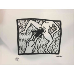 Set de litografia Keith Haring 50x70 cm certificat