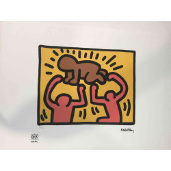 Set de litografia Keith Haring 50x70 cm certificat